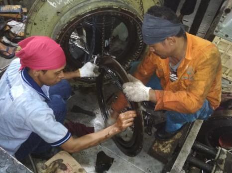 Re-alignment KRI Barakuda 633