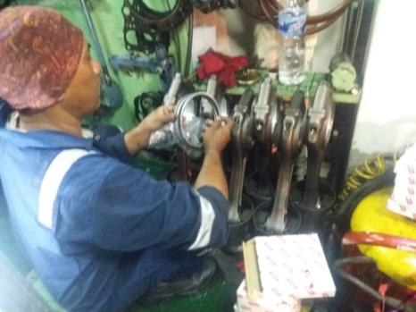 Overhaul AE Yanmar 6NY-16L-EN – MT. Transko Aries